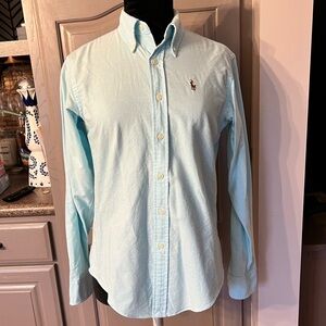 Ralph Lauren Black Label Light Blue Classic Fit Oxford Shirt